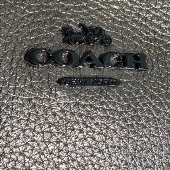 Coach Camera Bag Convertible Clutch Sadie Pebble Leather Cross Body Gold | 59952 - Picture 13 of 15